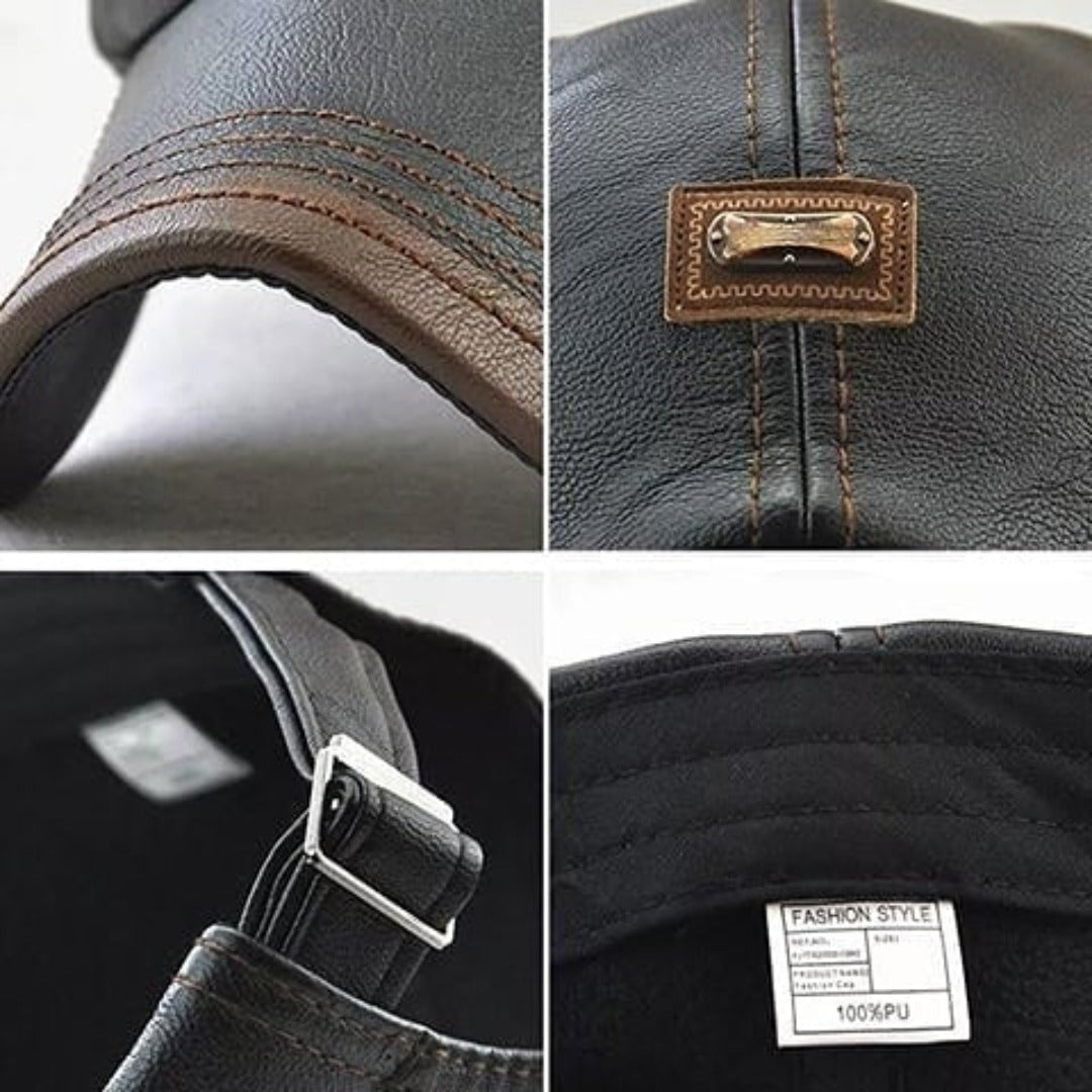 EasyCap™ -Chapeau en cuir pour homme