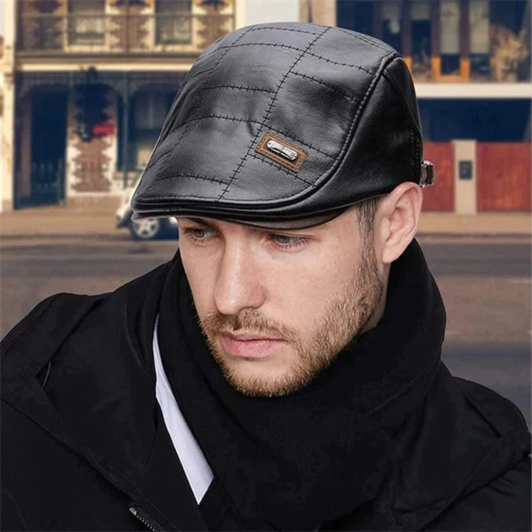 EasyCap™ -Chapeau en cuir pour homme