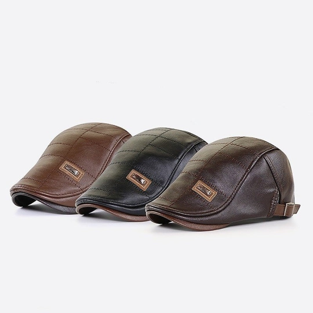 EasyCap™ -Chapeau en cuir pour homme