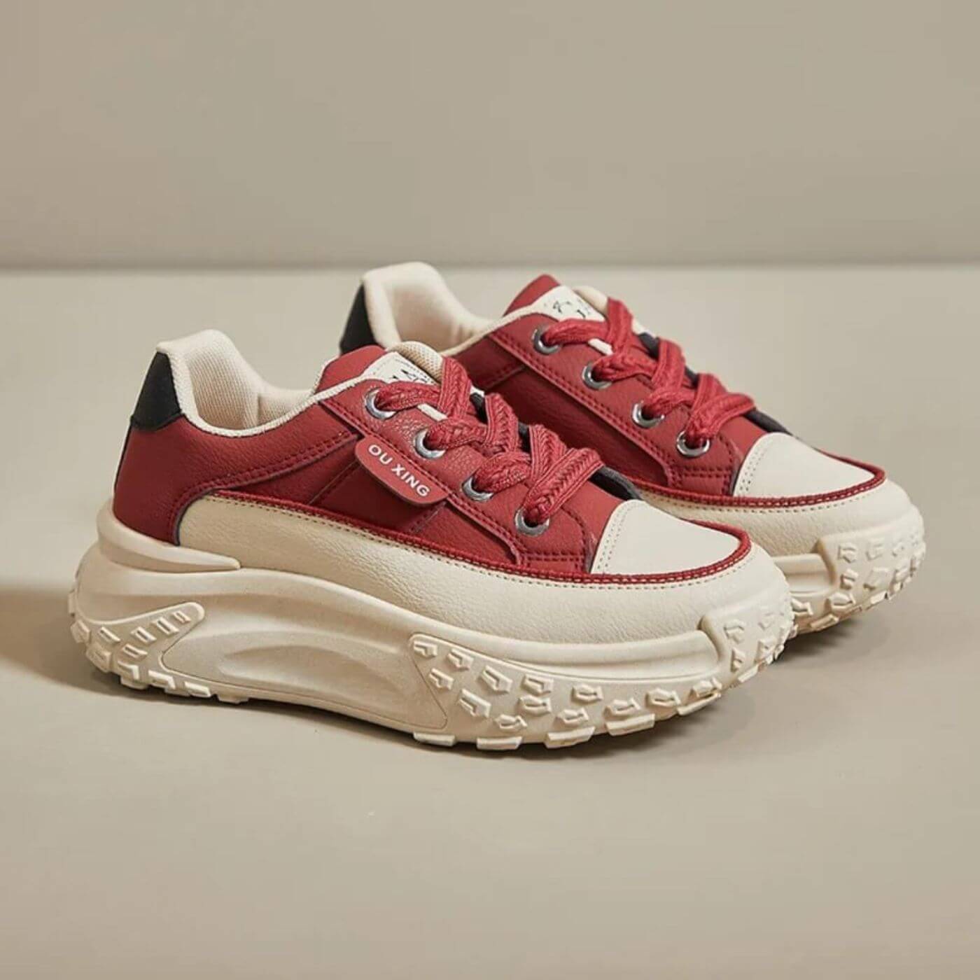 Mivora™ – Baskets confortables à semelles hautes
